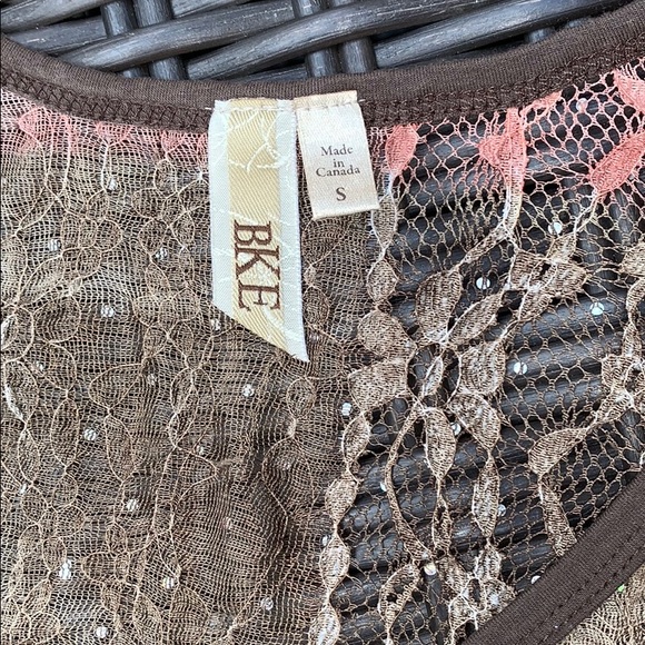 BKE Stretchy Mesh Tank Top Size S NWOT (Fits a M/L too) - Picture 5 of 6